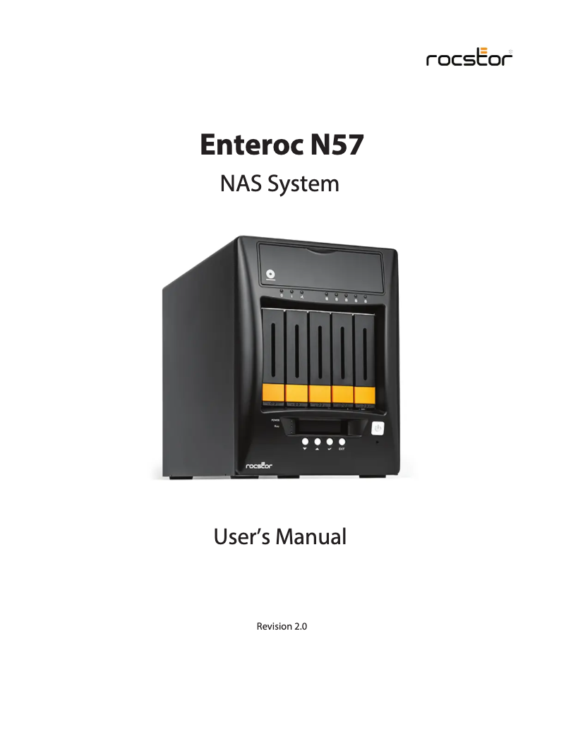 Page n°1 - Manuel utilisateur Rocstor D71113-01
