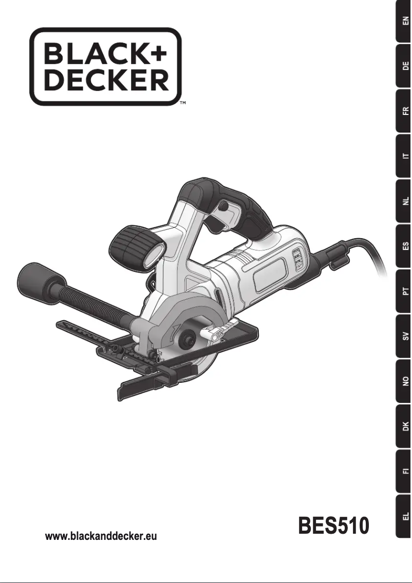Page n°1 - Manuel utilisateur Black & Decker BES510