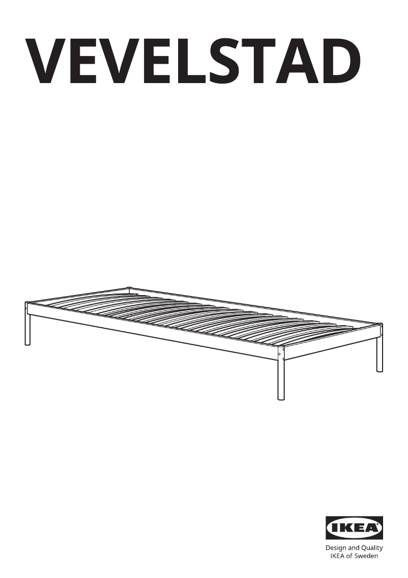 Image de la première page du manuel de l'appareil VEVELSTAD 405.182.70