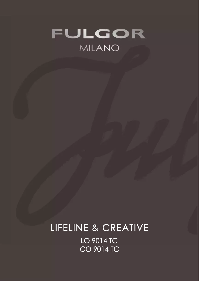 Image de la première page du manuel de l'appareil CO 9014 TC X