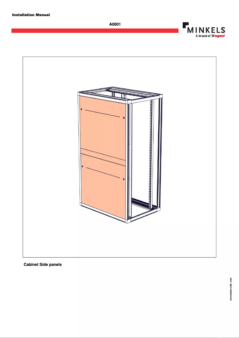Page n°1 - Manuel utilisateur Minkels MA01-001242-4