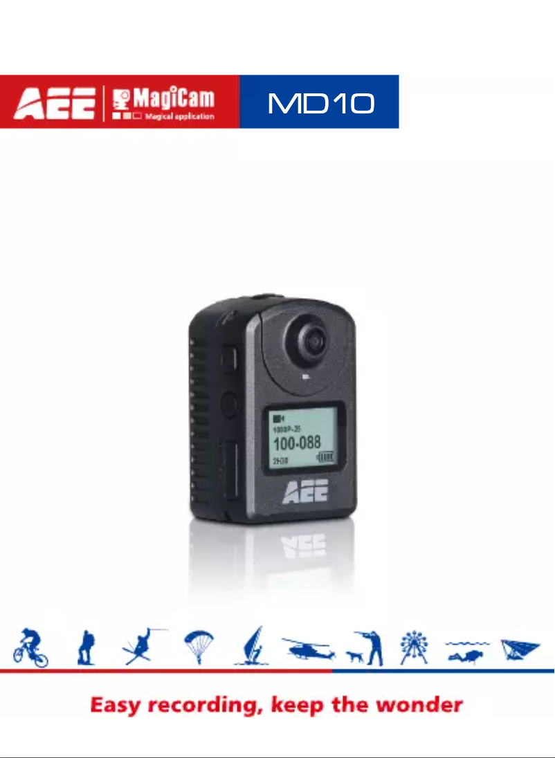 Page 1 de la notice Manuel utilisateur AEE MD10