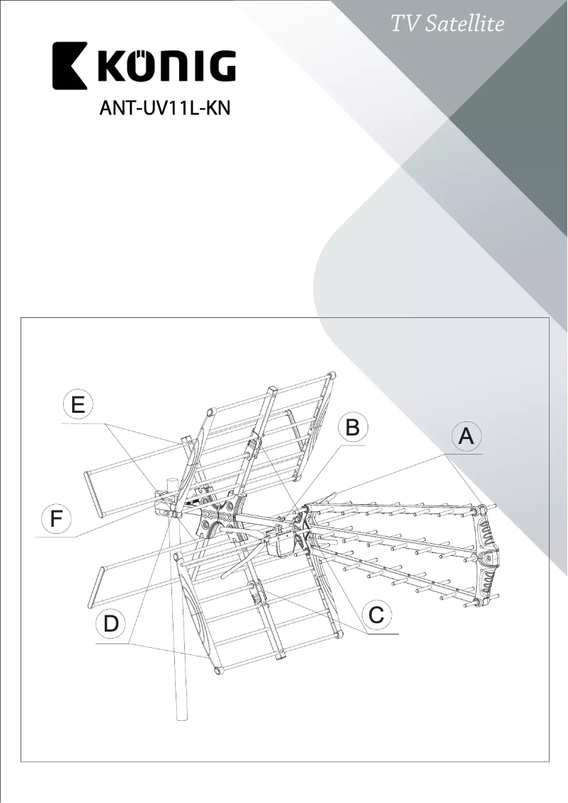 Page n°1 - Manuel utilisateur Konig ANT-UV11L-KN