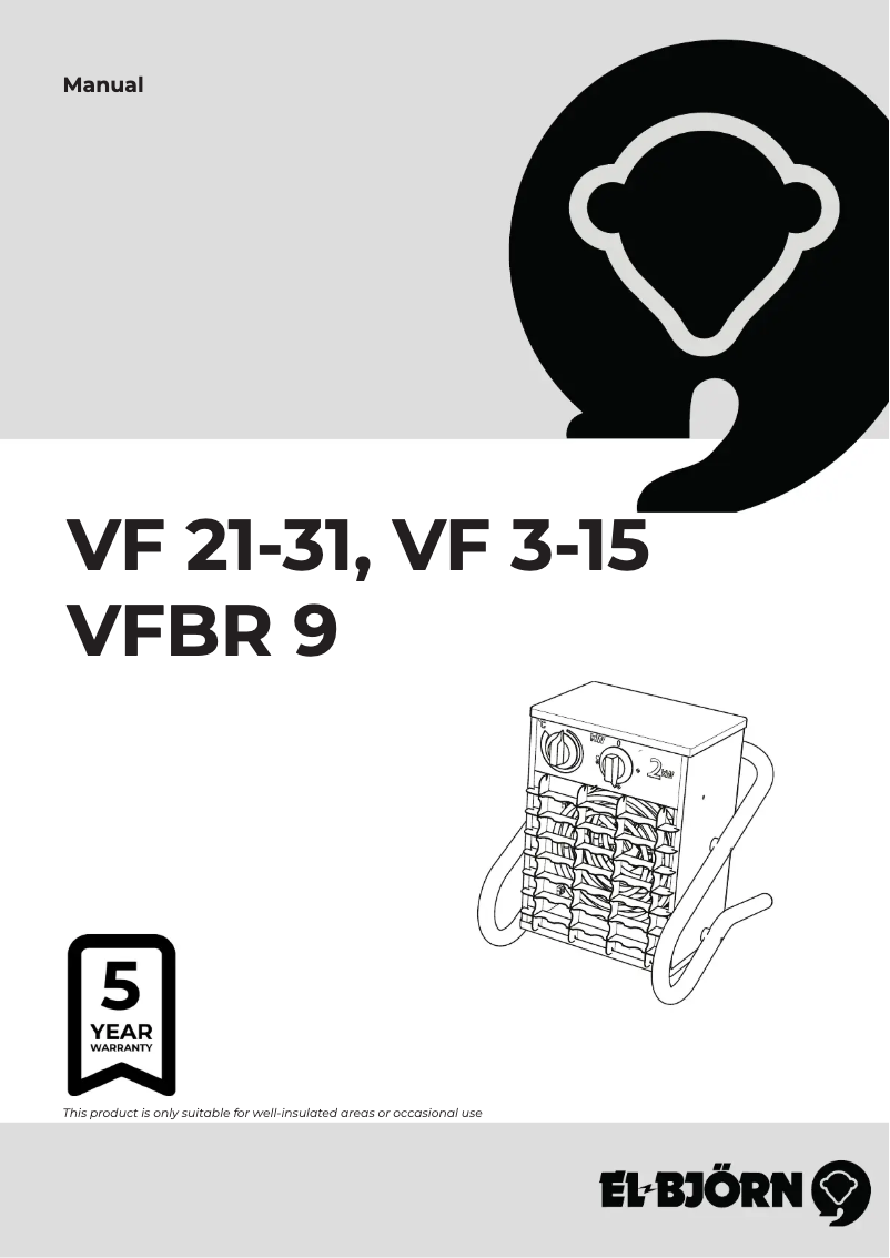 Página 1 del manual Manual de usuario El-Björn VF 9