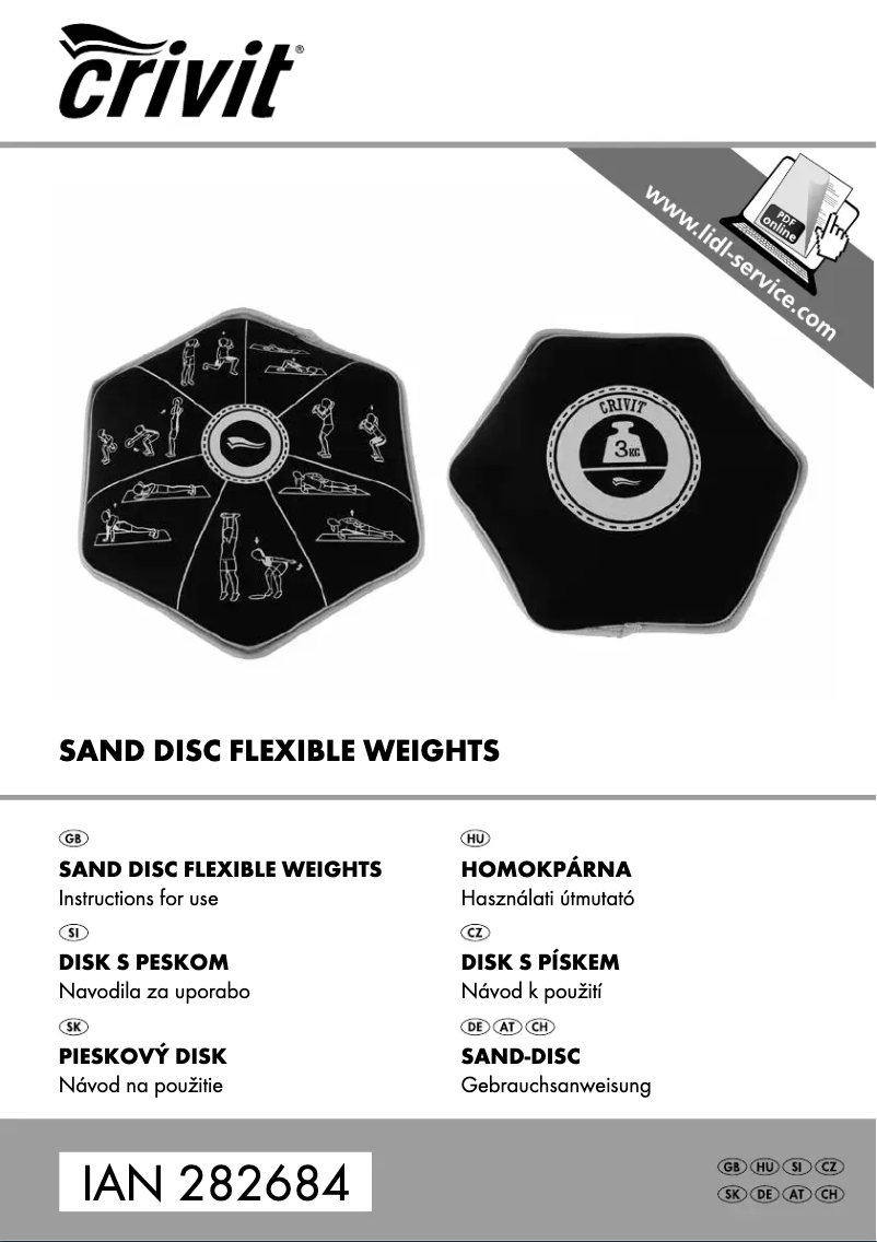 Page 1 de la notice Manuel utilisateur Crivit IAN 282686