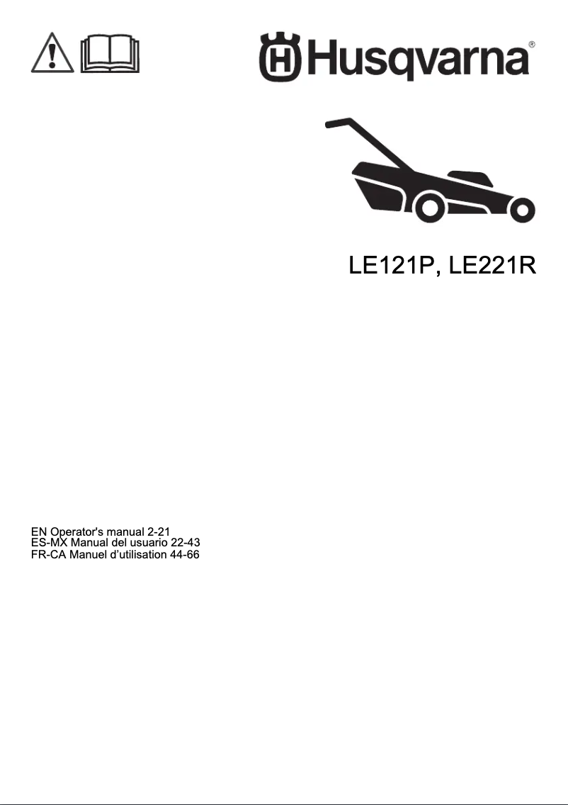 Image de la première page du manuel de l'appareil LE221R
