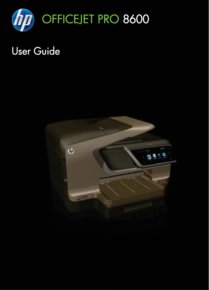 Image de la première page du manuel de l'appareil Officejet Pro N911n