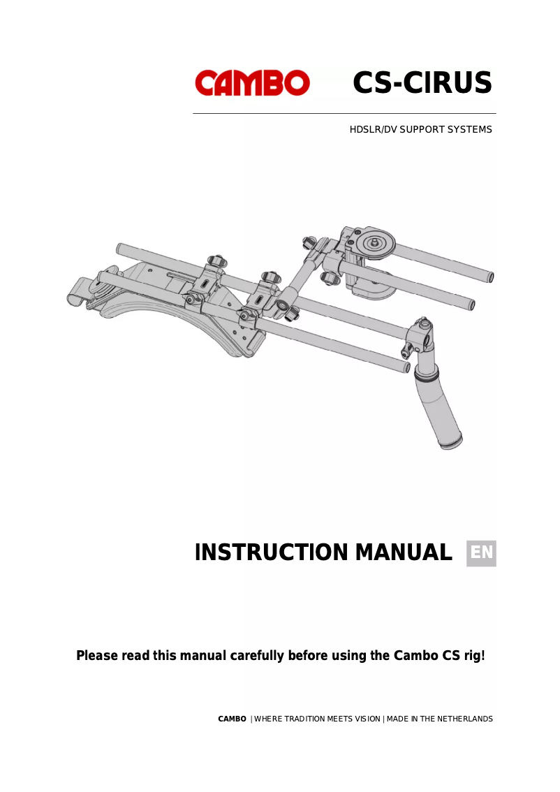 Image de la première page du manuel de l'appareil CS-CIRUS