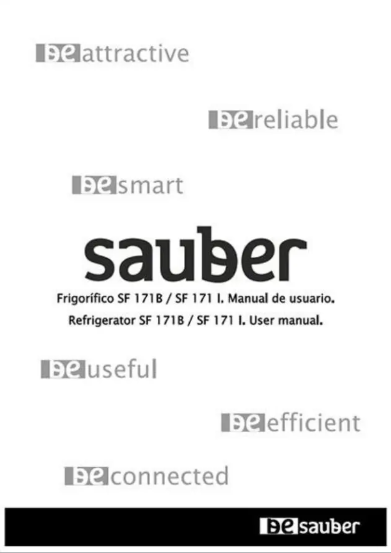 Image de la première page du manuel de l'appareil SF171B