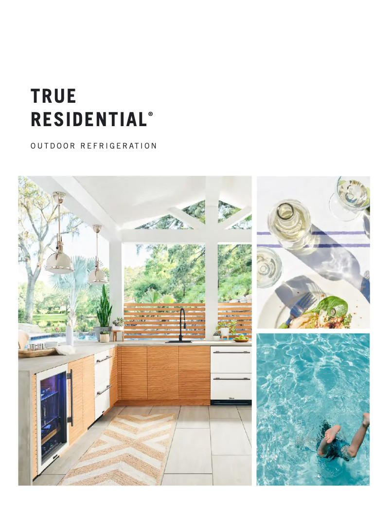 Page 1 de la notice Brochure True TUI-15-R-SS-D