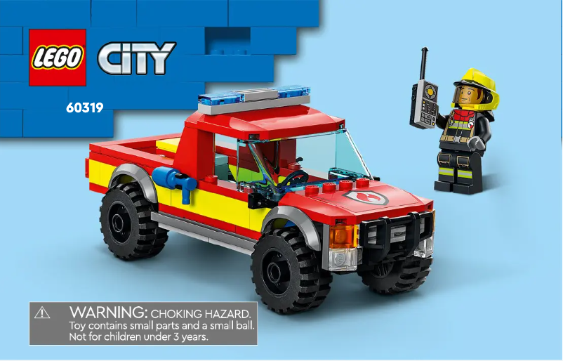 Page 1 of the manual Visual Instructions Lego City 60319