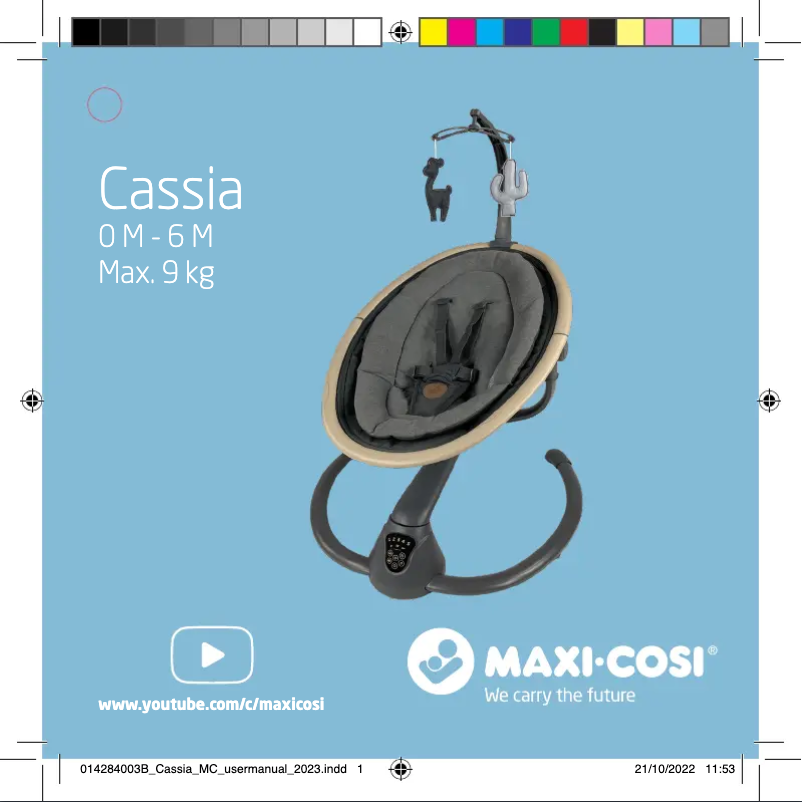 Page 1 de la notice Manuel utilisateur Maxi-Cosi Cassia