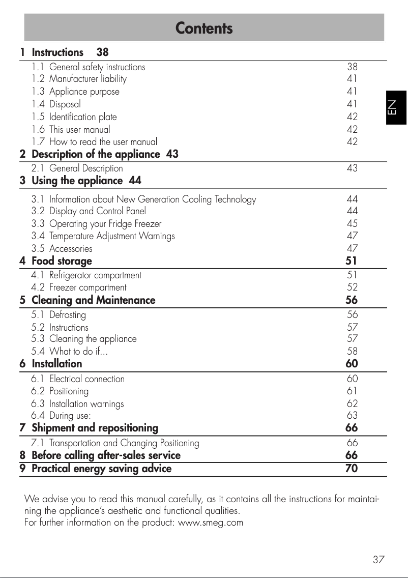 Image de la première page du manuel de l'appareil FA8005RPO