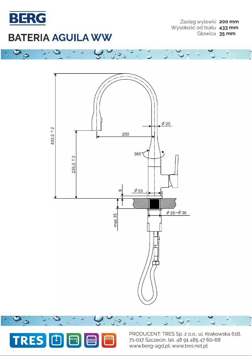 Page n°1 - Manuel utilisateur Berg Aguila WW
