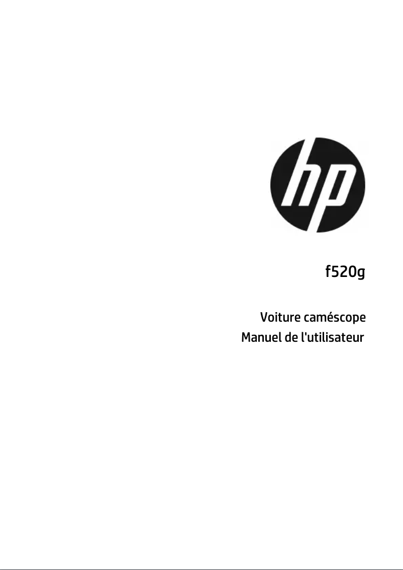 Page n°1 - Manuel utilisateur HP f520g