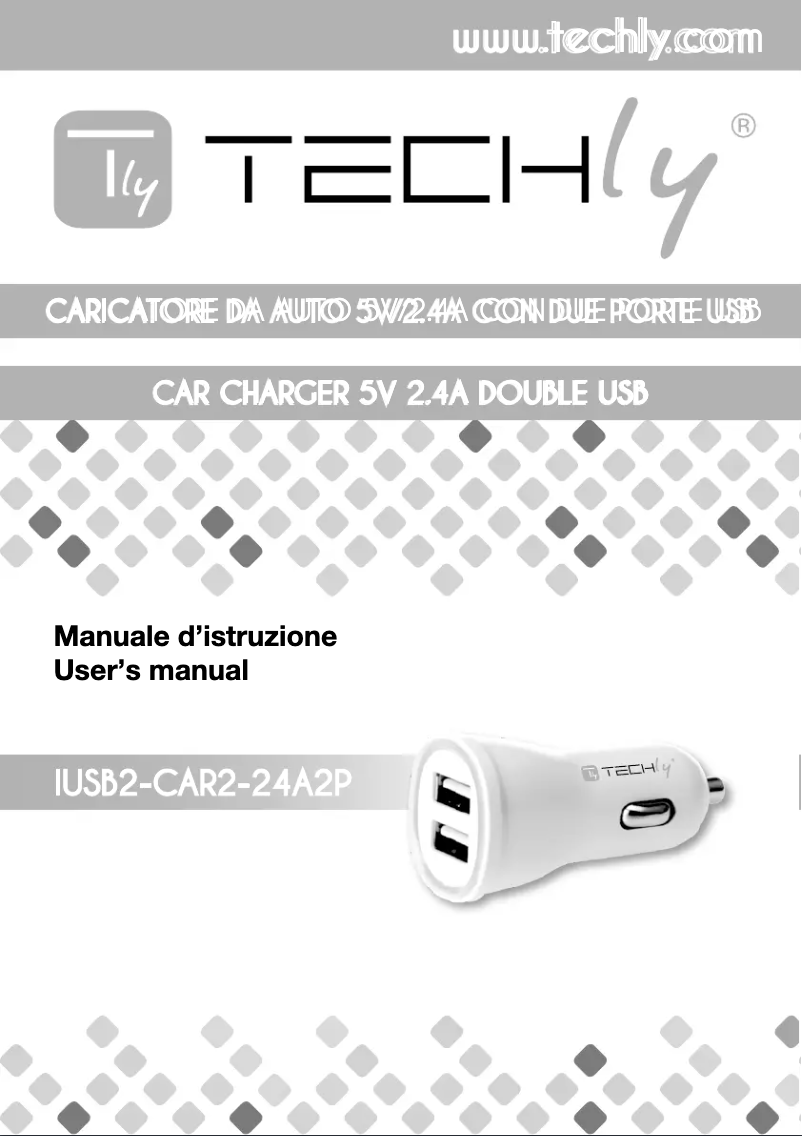 Page 1 of the manual User Manual Techly IUSB2-CAR2-24A2P