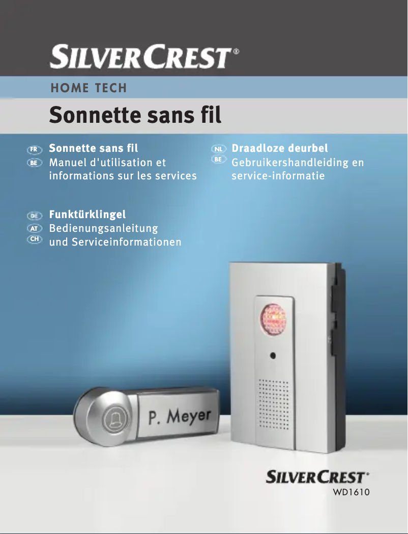 Image de la première page du manuel de l'appareil WD1004