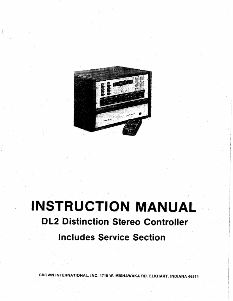 Imagen de la primera página del manual del dispositivo DL-2