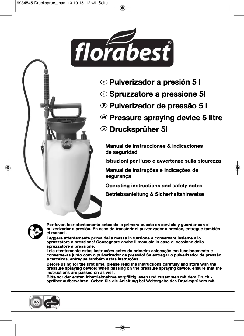 Image de la première page du manuel de l'appareil HG01665