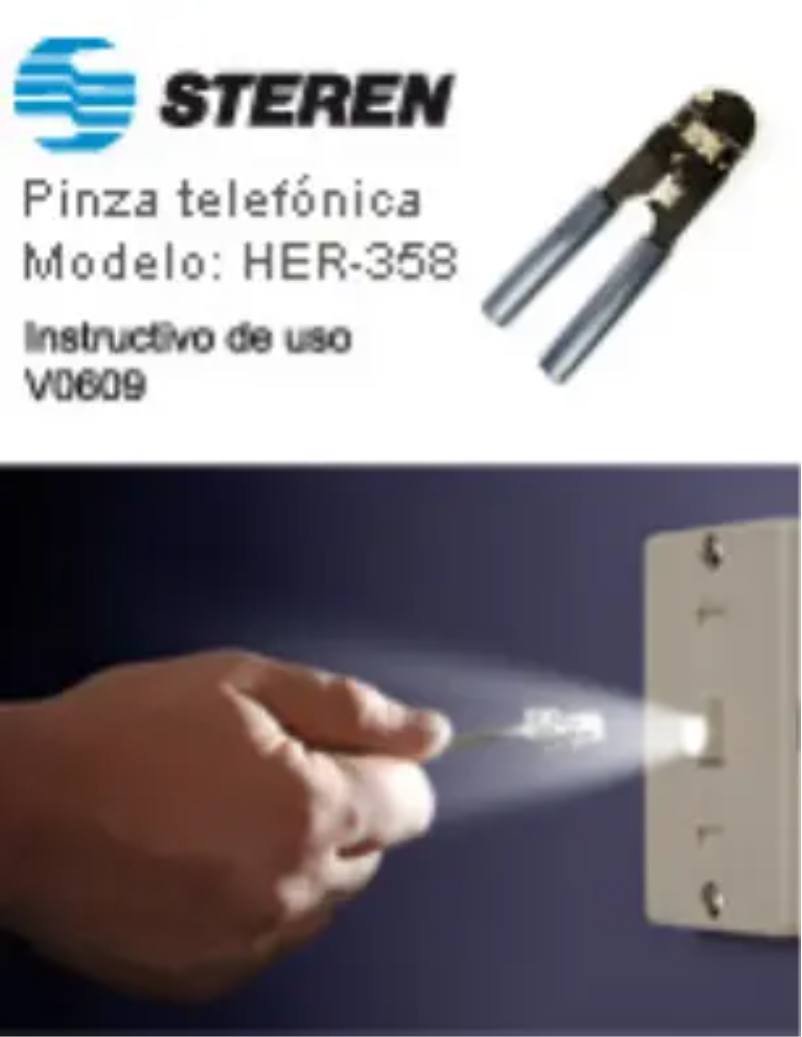 Image de la première page du manuel de l'appareil HER-358