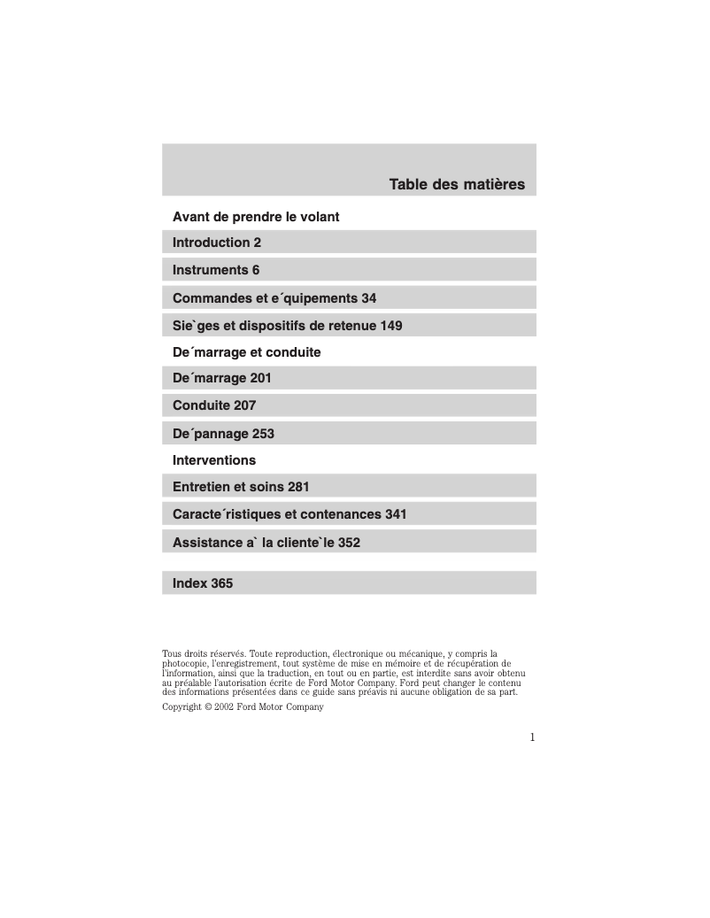 Image de la première page du manuel de l'appareil Explorer (2002)