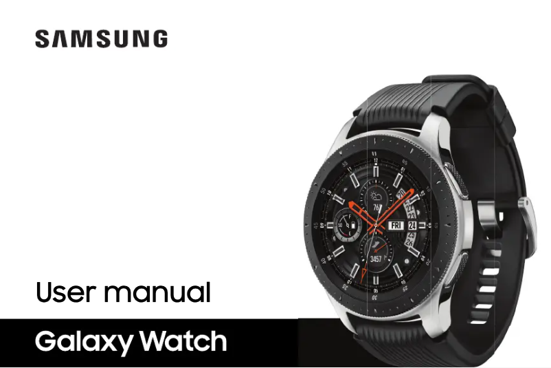 Image de la première page du manuel de l'appareil Galaxy Watch LTE