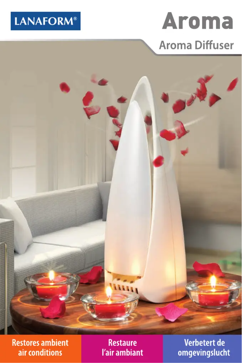 Page n°1 - Manuel utilisateur Lanaform Aroma Diffuser
