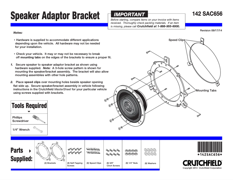 Image de la première page du manuel de l'appareil SAC656