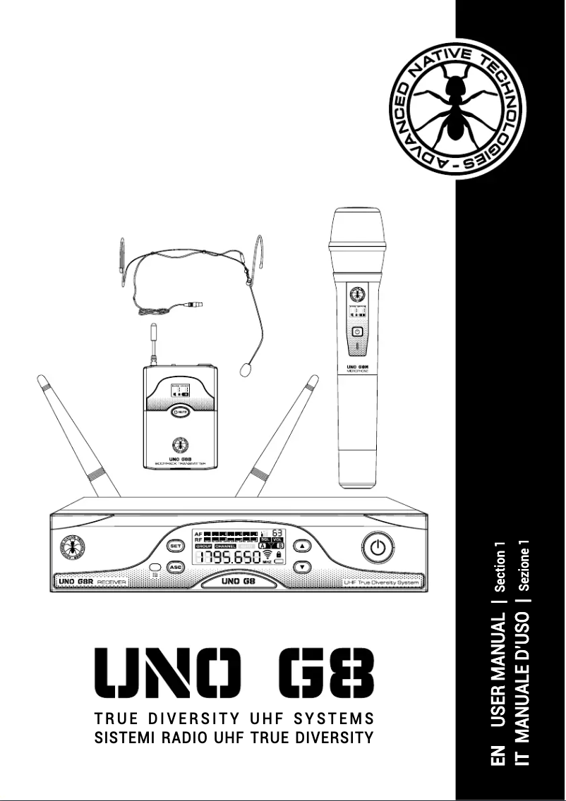 Image de la première page du manuel de l'appareil Uno G8