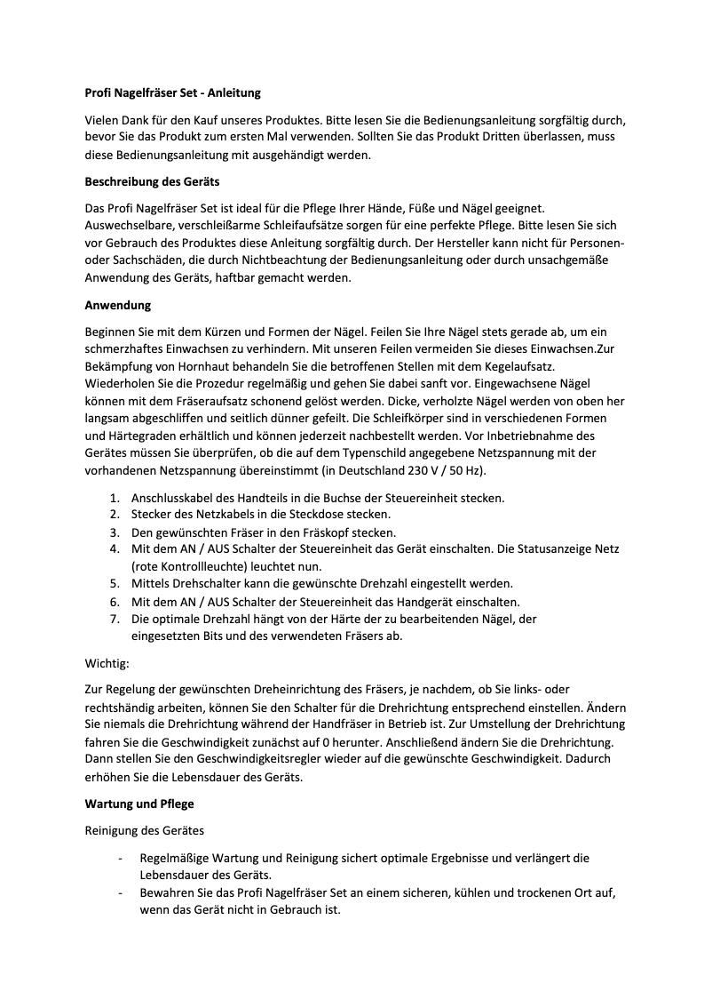 Página 1 del manual Manual de usuario Westfalia 852634