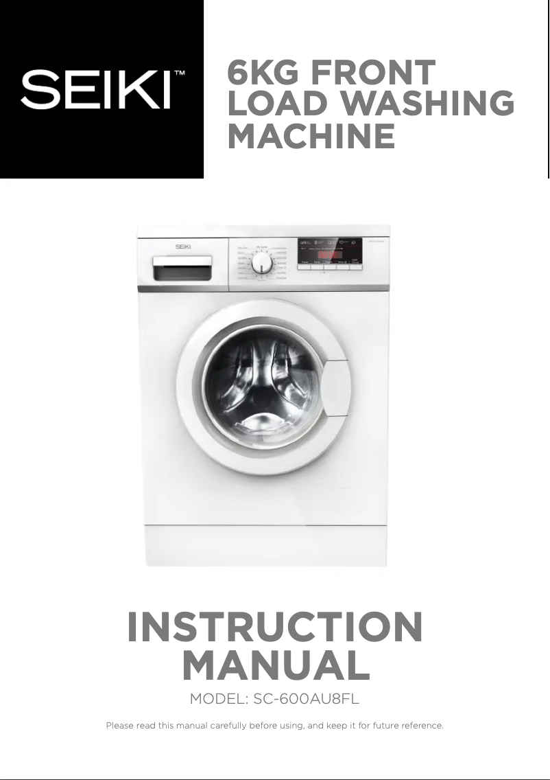 Page n°1 - Manuel utilisateur Seiki SC-600AU8FL