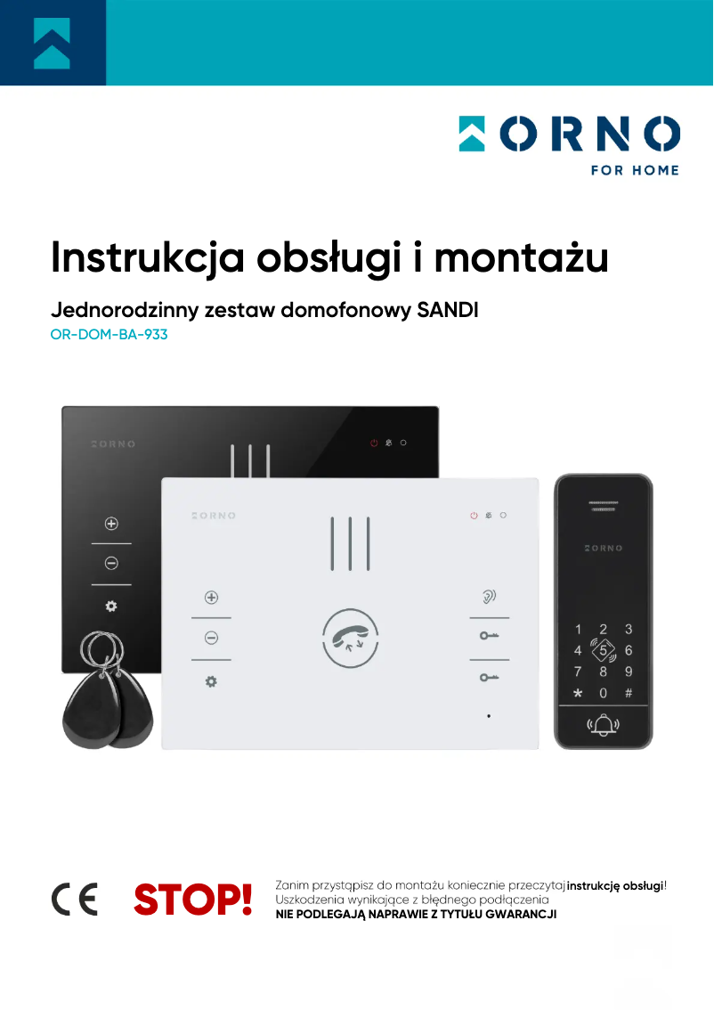 Página 1 del manual Manual de usuario ORNO OR-DOM-BA-933