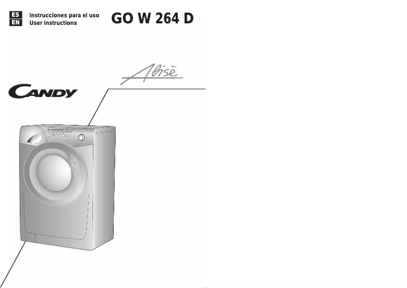 Image de la première page du manuel de l'appareil GO W 264D
