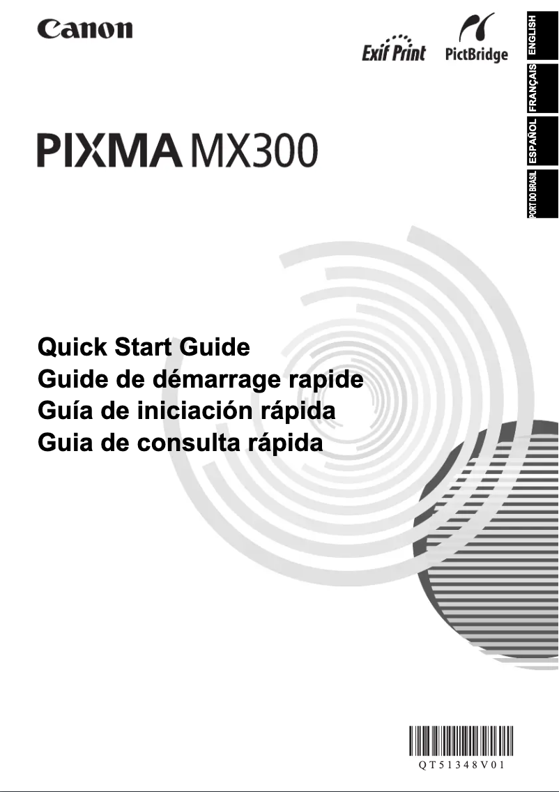 Page n°1 - Manuel utilisateur Canon Pixma MX300