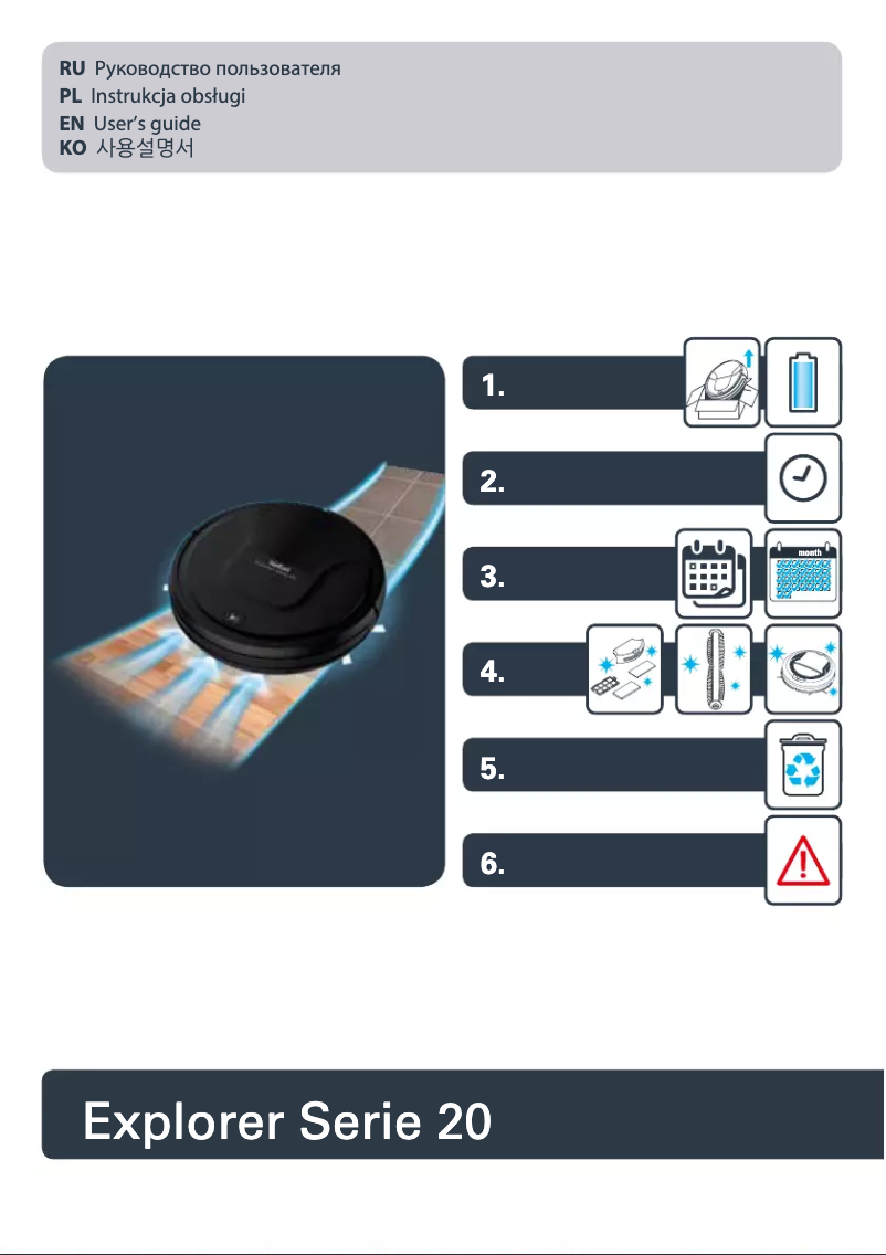 Page n°1 - Manuel utilisateur Tefal Explorer Serie 20 RG6875