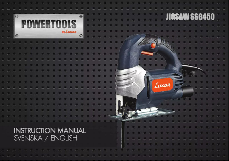 Page 1 de la notice Manuel utilisateur Luxor SSG450