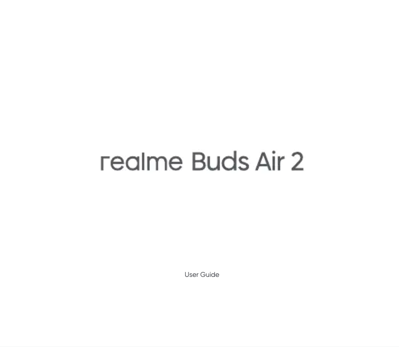 Page 1 de la notice Manuel utilisateur Realme Buds Air 2