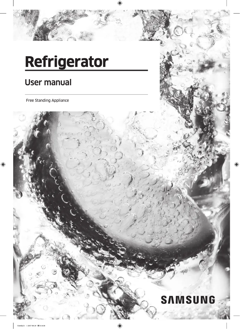 Image de la première page du manuel de l'appareil SRF645CDBLS