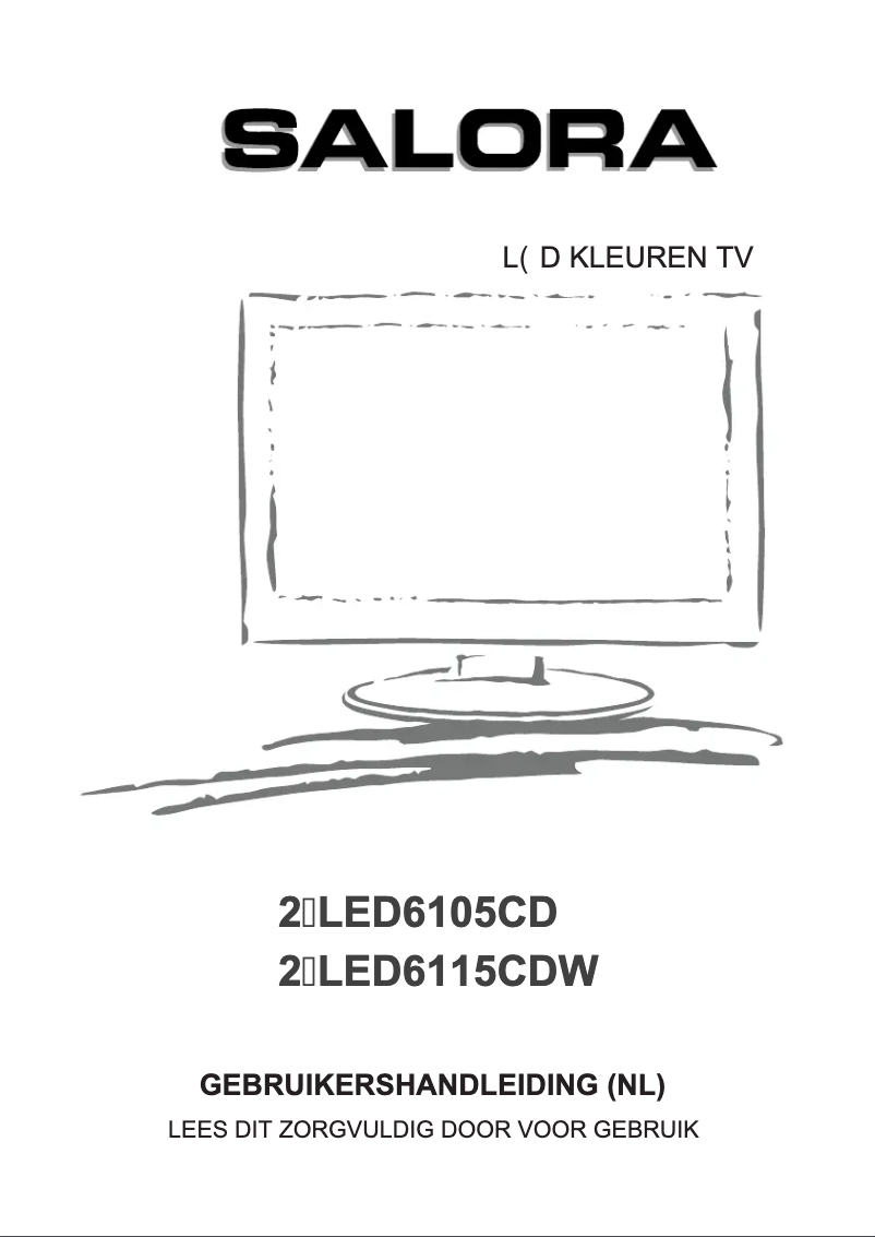 Image de la première page du manuel de l'appareil 22LED6105CD