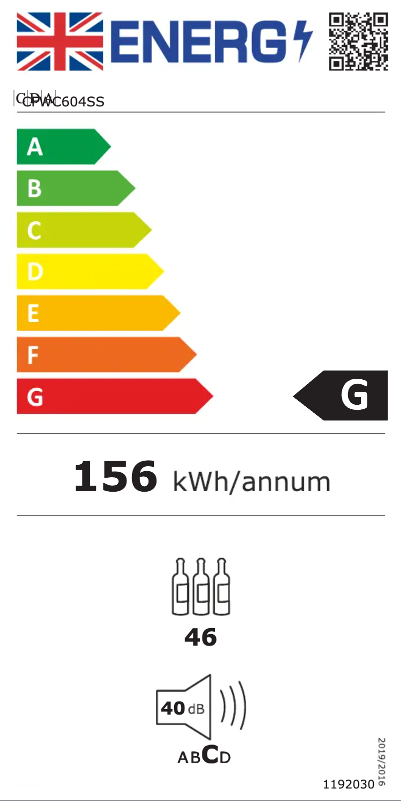 Image de la première page du manuel de l'appareil CFWC604
