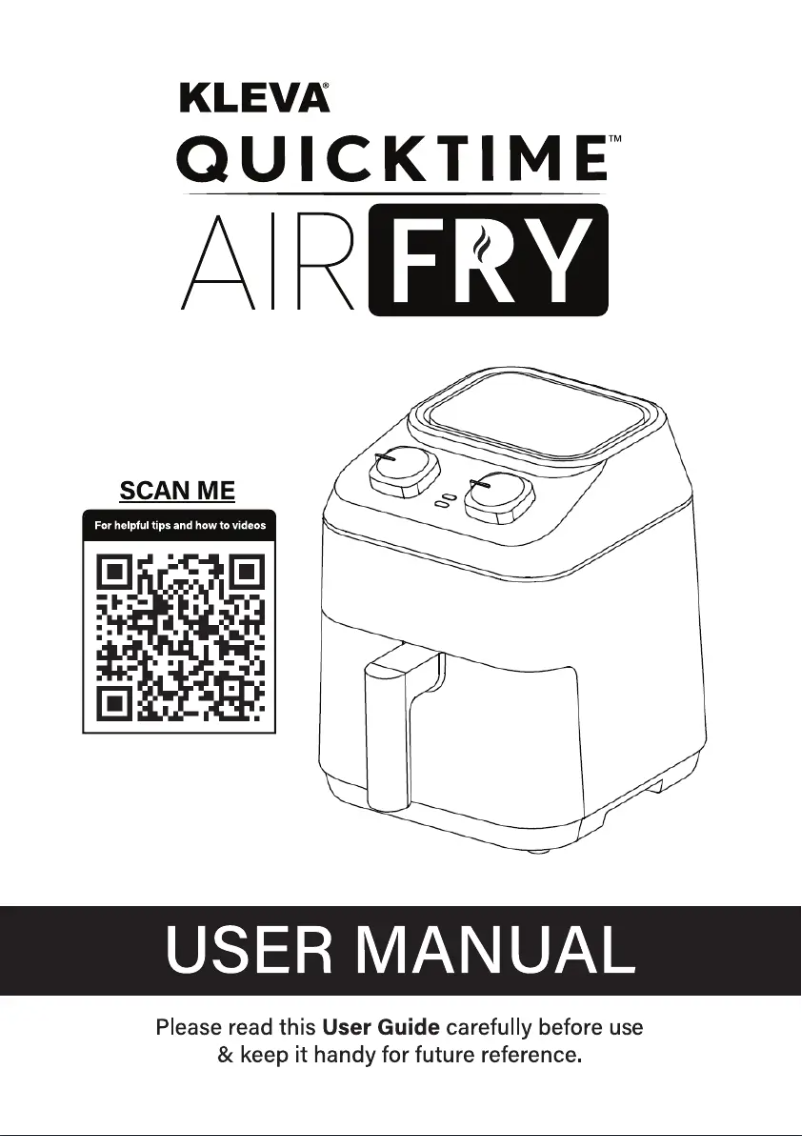 Image de la première page du manuel de l'appareil QuickTime AirFry