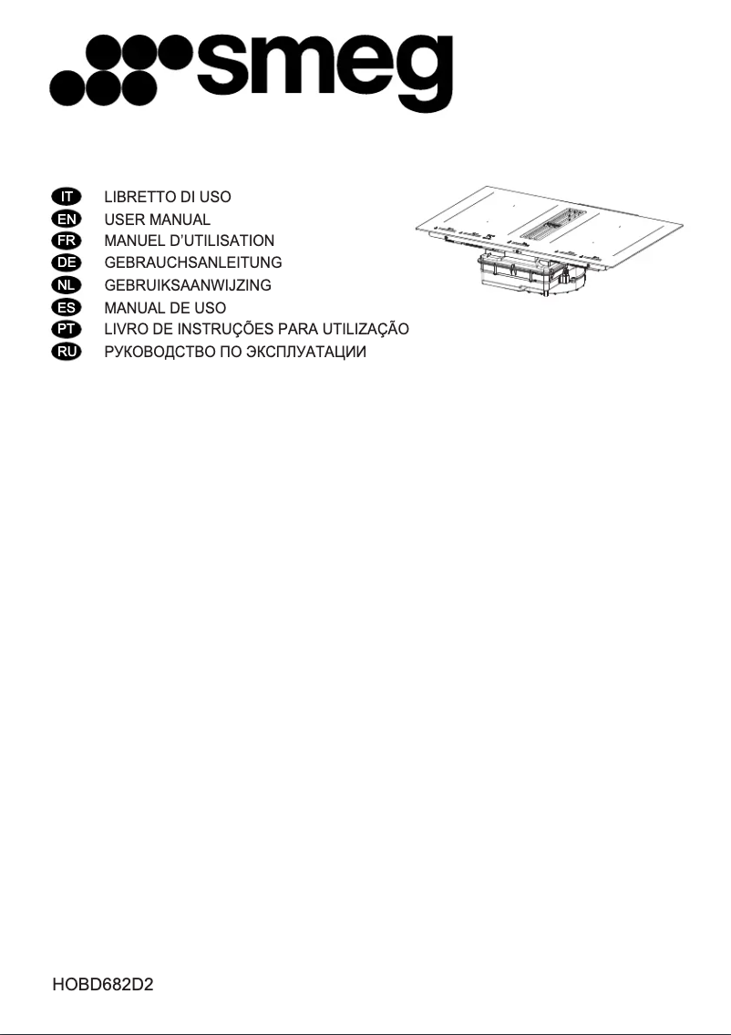 Page 1 de la notice Manuel utilisateur Smeg HOBD682D2