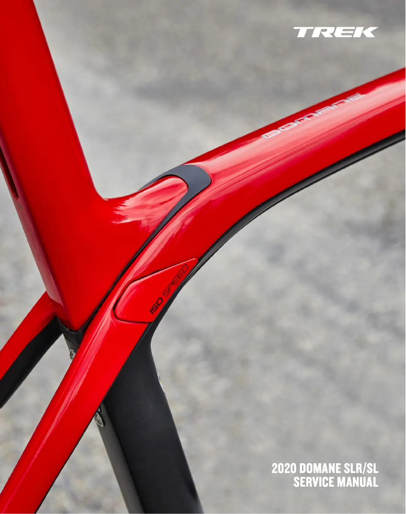 Page 1 de la notice Manuel d'utilisation et d'entretien Trek Domane SL Gen 3