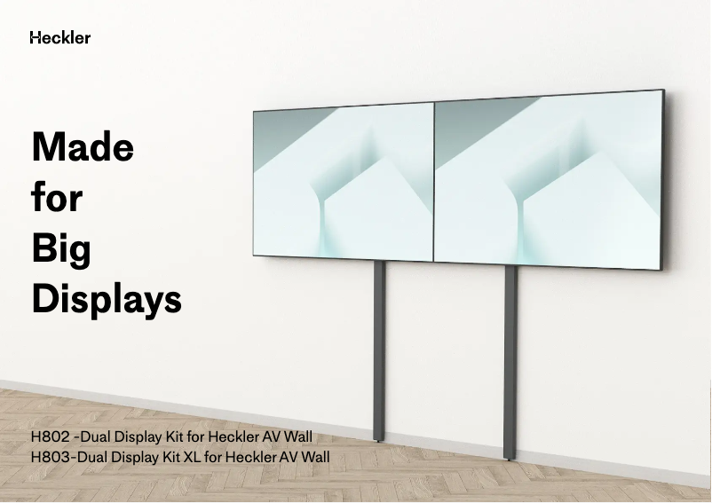 Page 1 de la notice Manuel utilisateur Heckler H803