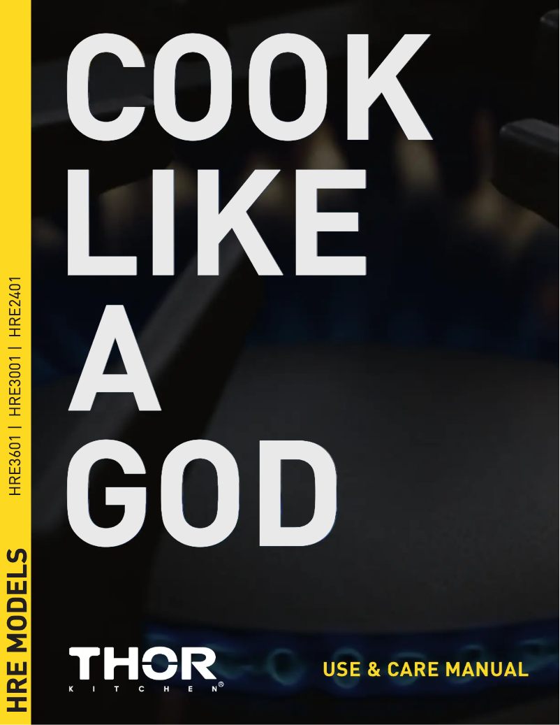 Página 1 del manual Manual de usuario Thor HRE3001