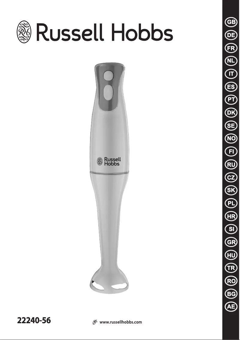 Imagen de la primera página del manual del dispositivo Explore Hand Blender 22240-56