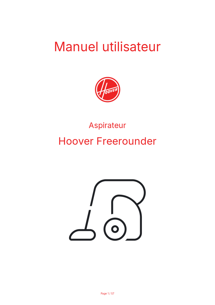 Image de la première page du manuel de l'appareil Freerounder