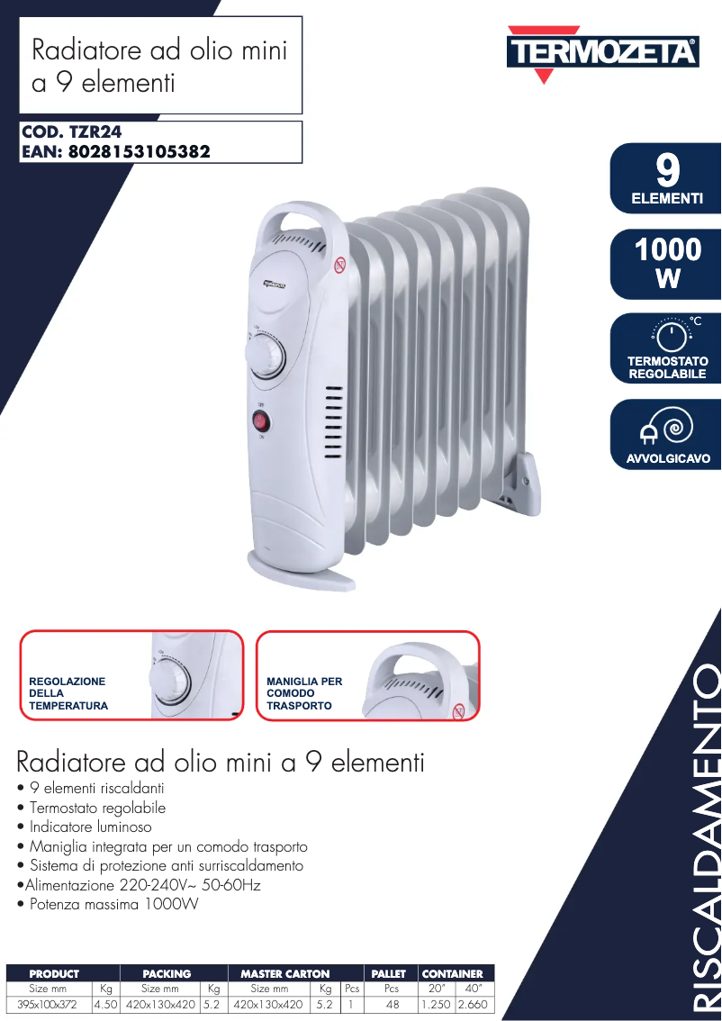 Image de la première page du manuel de l'appareil TZR24