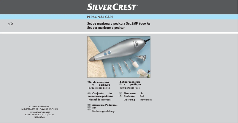 Page n°1 - Manuel utilisateur SilverCrest SMP 6200 A1