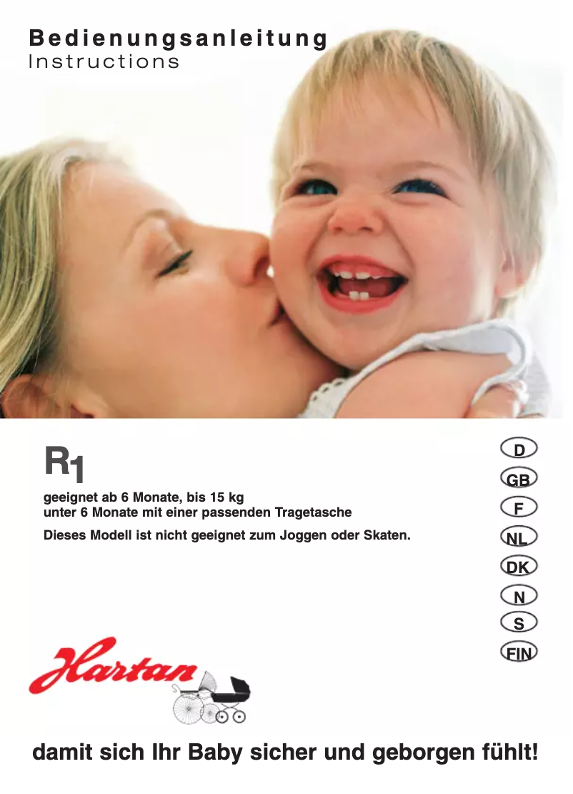 Page 1 de la notice Manuel utilisateur Hartan R1